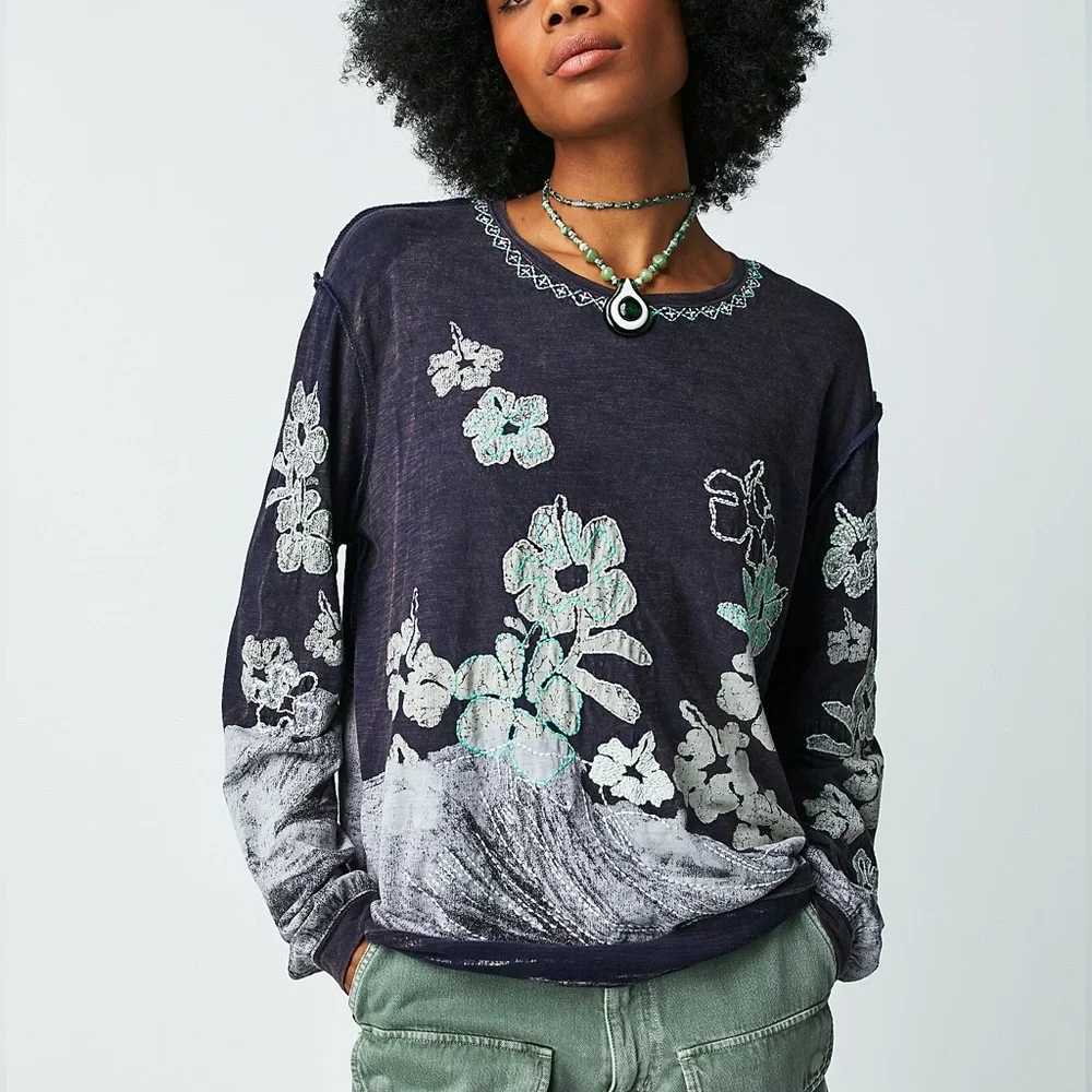 Free‎ People We The Free Chasing Waves Tee